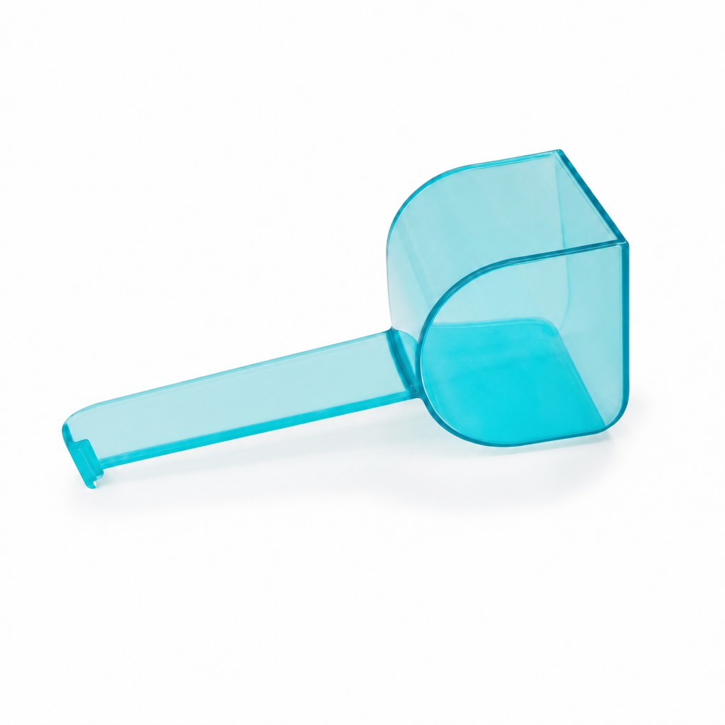 Zeotein Save-A-Scoop protein powder scoop holder, out of package