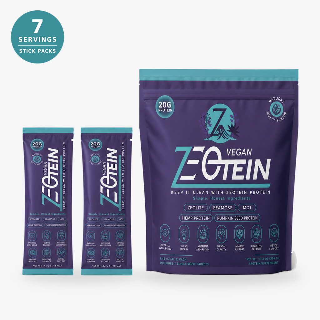 Zeotein Vegan stick packs - 7 servings, stick packs