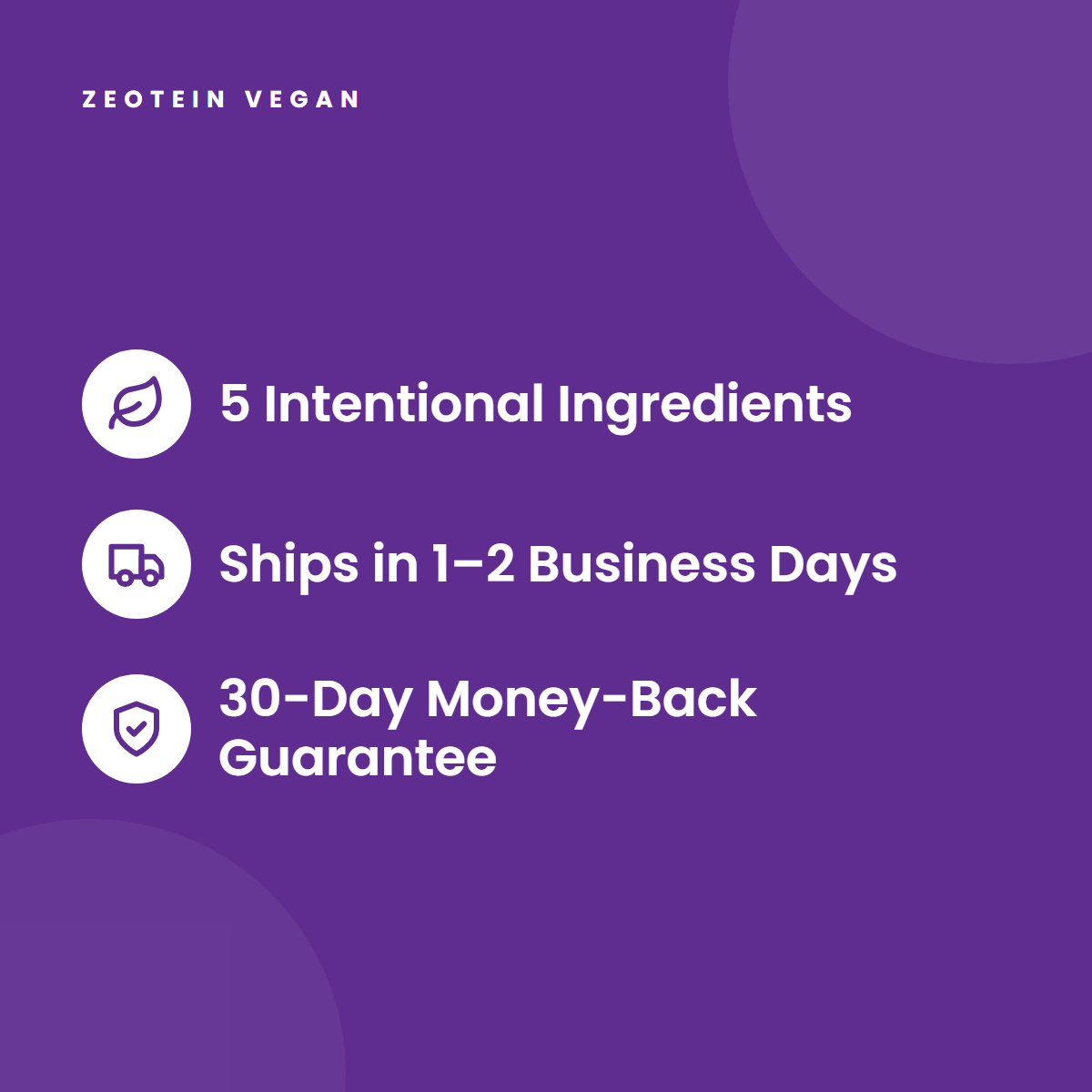 5 Intentional Ingredients. Ships in 1-2 Business Days. 30-Day Money-Back Guarantee.